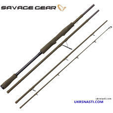 Спиннинг четырёхчастный Savage Gear SG4 Medium Game длина 2,43м тест 12-45гр